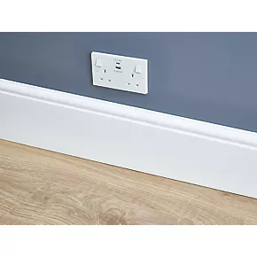 British General 900 Series 13A 2-Gang SP Switched Socket + 4.2A 2-Outlet Type A & C USB Charger White 6 British General 900 Series 13A 2-Gang SP Switched Socket + 4.2A 2-Outlet Type A & C USB Charger White - Image 6