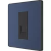 British General Evolve Master Telephone Socket Blue with Black Inserts